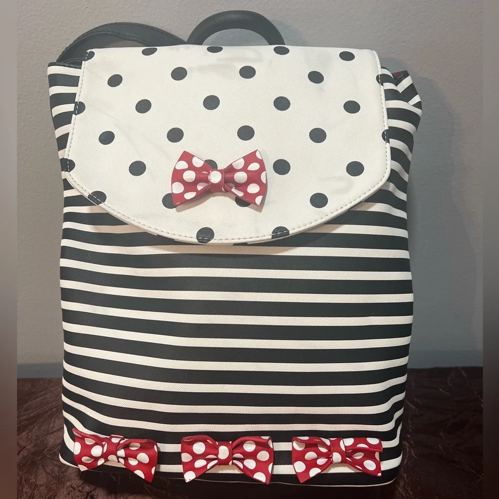 Disney Parks Minnie Mouse Bows Backpack